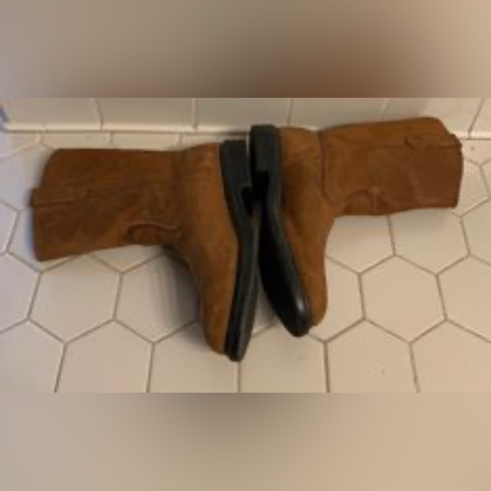 Red Wing Pecos Supersole Brown Leather pull on Boots 11.5 VGUC - Picture 3 of 6